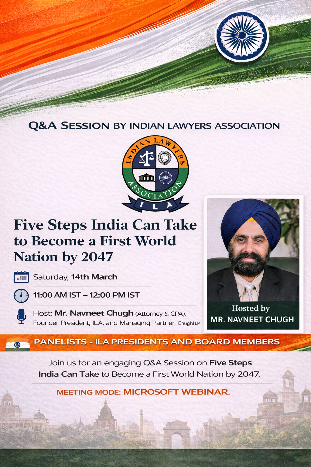 ILA Q&A Session - Five Steps India Can Take to Become a First World Nation by 2047